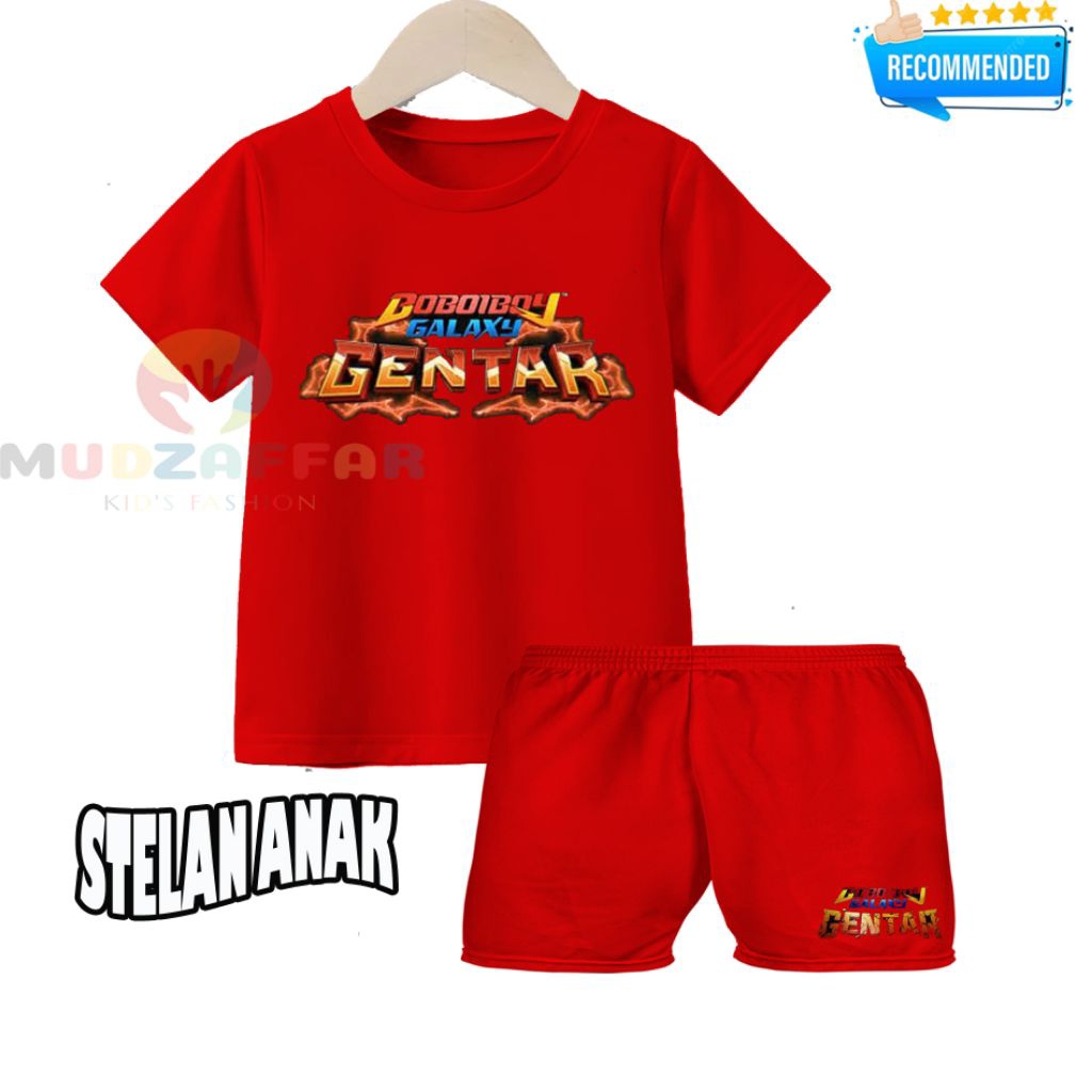 STELAN BAJU KAOS ANAK ANAK BOBOIBOY GENTAR KARAKTER SETELAN KAOS ANAK ANAK BOBOIBOY GENTAR
