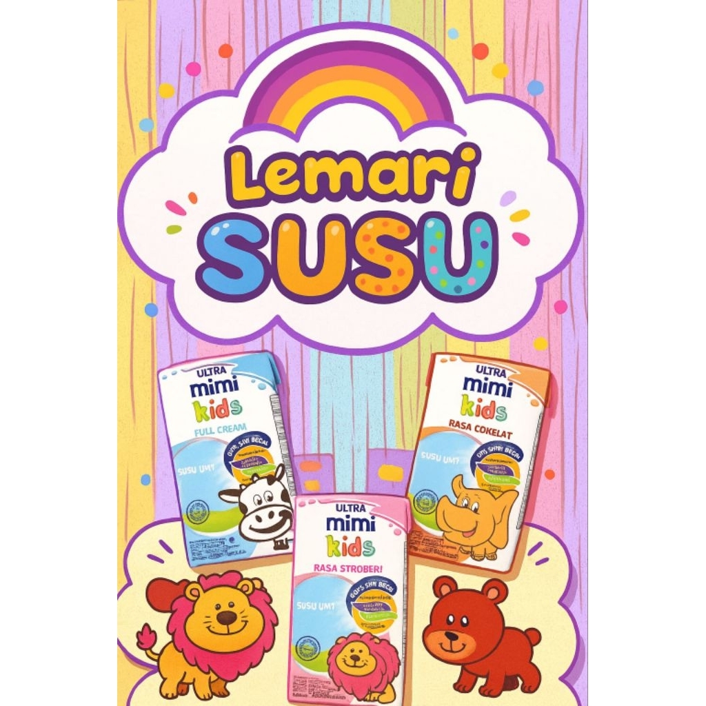 Ultra kids mimi 125ml/Susu ultra mimi 125ml/ultra milk mimi 125ml