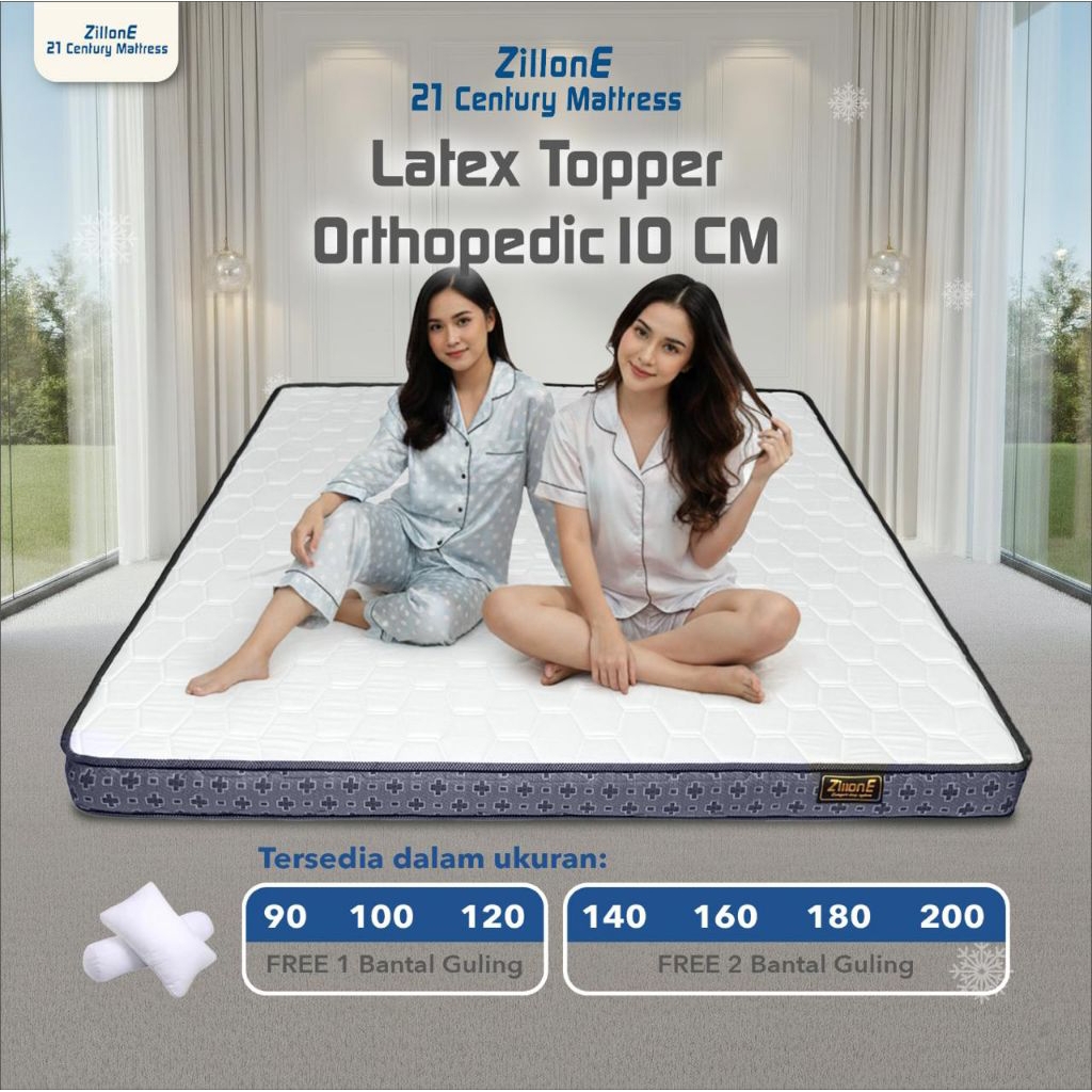 Zillone Topper Latex Orthopedic Mattress 10cm