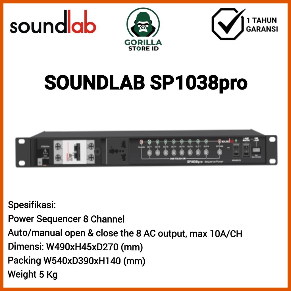 Sequence Power Soundlab SP-1038 Pro