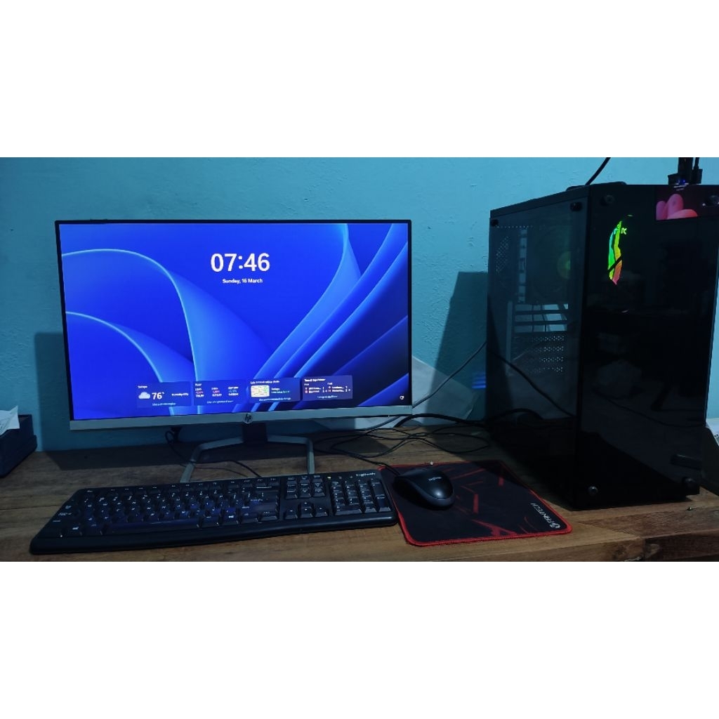 PC Rakitan Gaming RAM 16GB | SSD NVMe 256GB Siap Pakai Bekas Normal