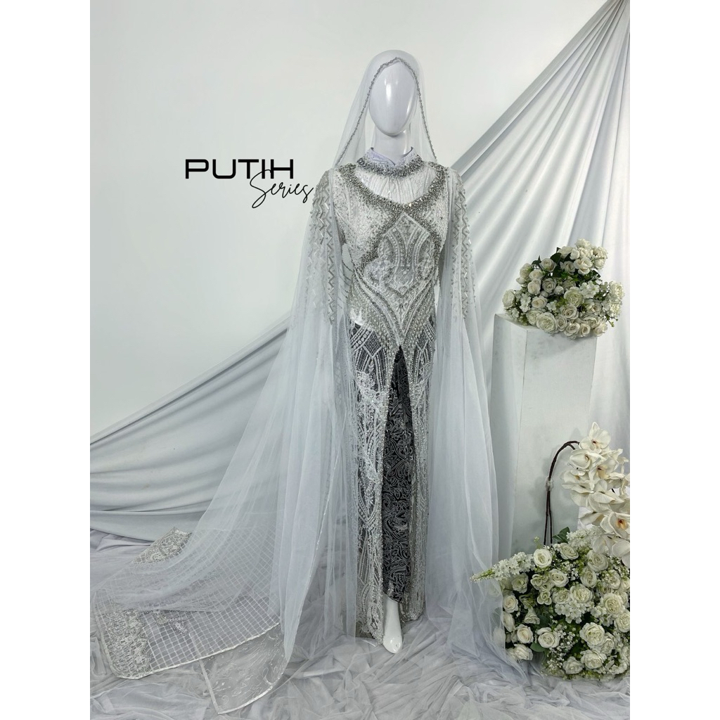 TERLARISS KEBAYA AKAD PAYET PRANCISAN / BAJU KEBAYA AKAD NIKAH / BAJU AKAD NIKAH MEWAH / KEBAYA AKAD