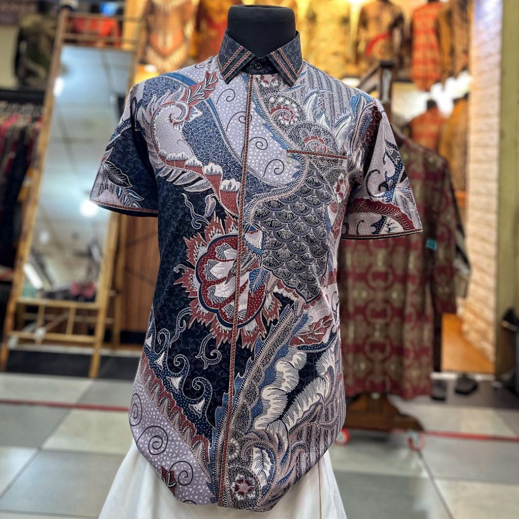 Batik Cantieq Exclusive - ARSAJAYA | Batik Pria Premium Semi Jas – Sutra ATBM & Smock Bordir Eksklus
