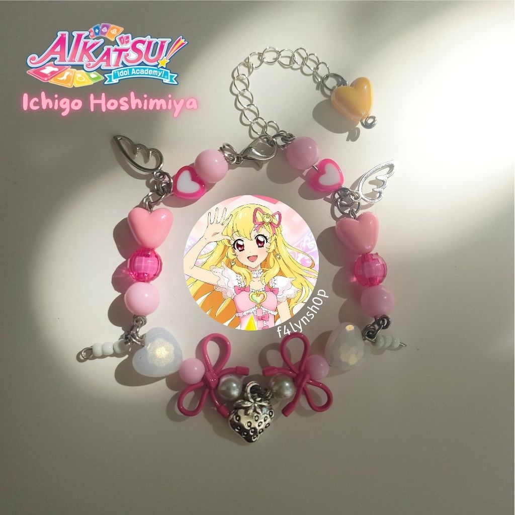 aikatsu ichigo hoshimiya inspired bracelet