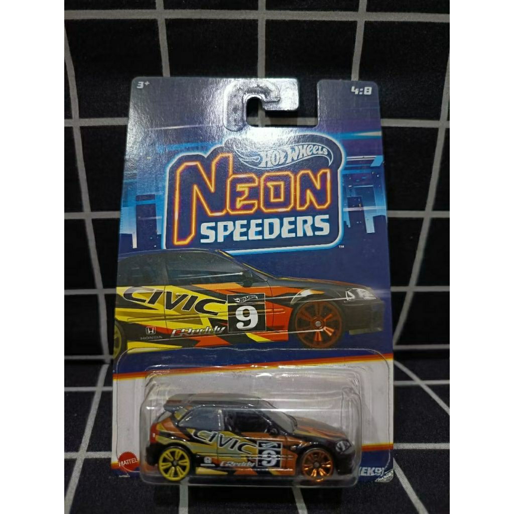 Hotwheels Civic EG Neon Speeders