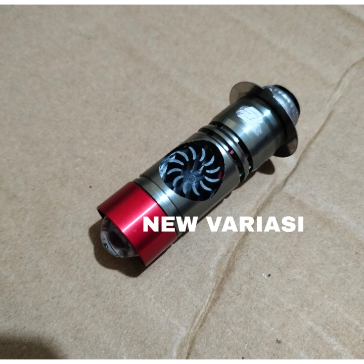 COD Lampu Utama Motor H6 Laser + Kipas Jauh Dekat Putih Kuning - Led Laser H6 Bebek Matic Universal 