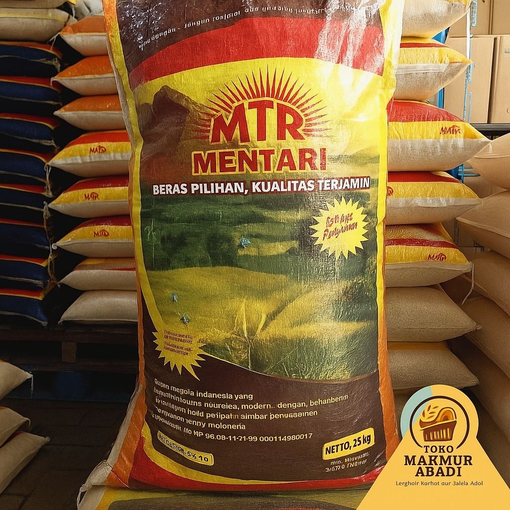 Beras Premium Cap Mentari 25 Kg Khusus Instant