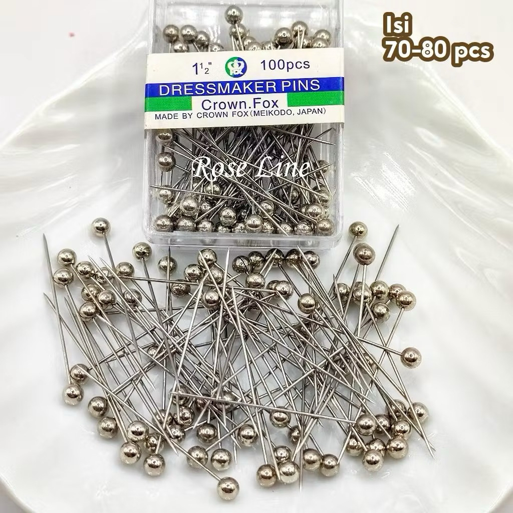 jarum pentul premium / jarum original silver / jarum silver / jarum pentul hijab