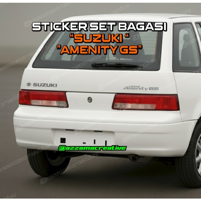 Stiker Bagasi Forsa Amenity GS Suzuki Forsa Amenity