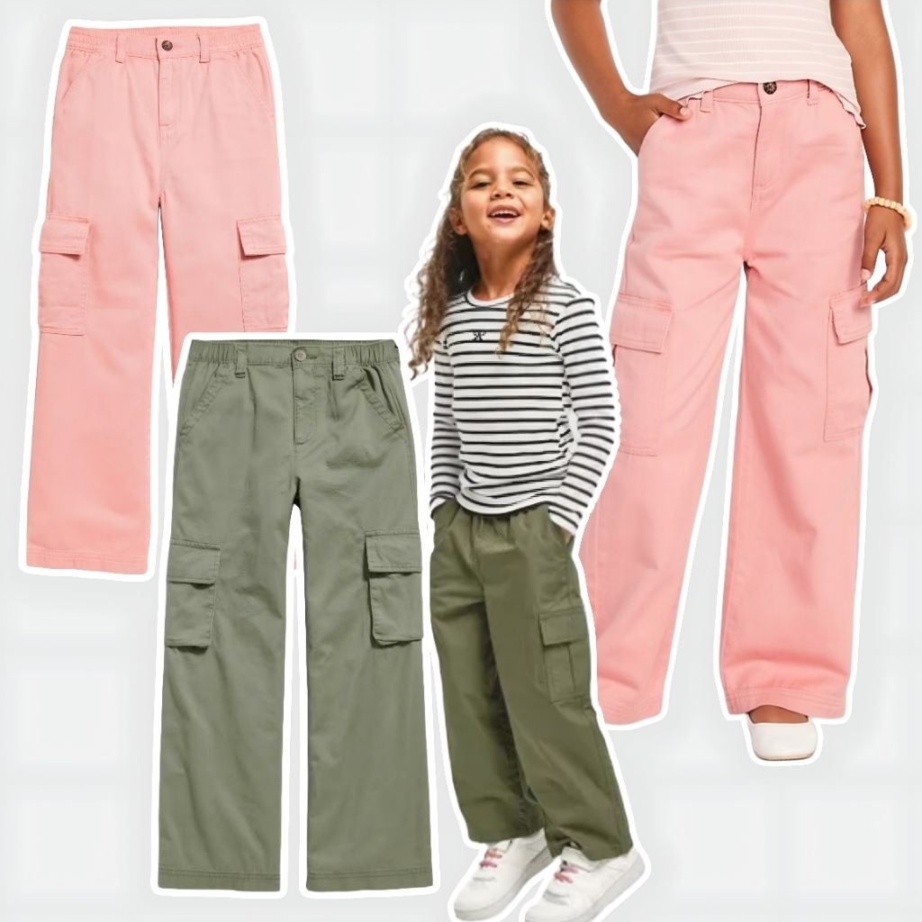 Celana Kulot Cargo Anak Perempuan CatJack