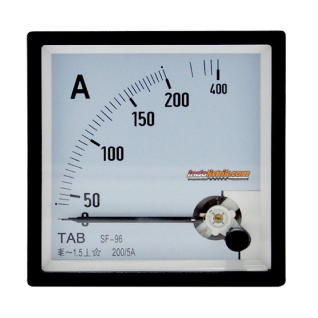 Analog Amper Meter VIA CT /5A class 1.5 FT-96A Original