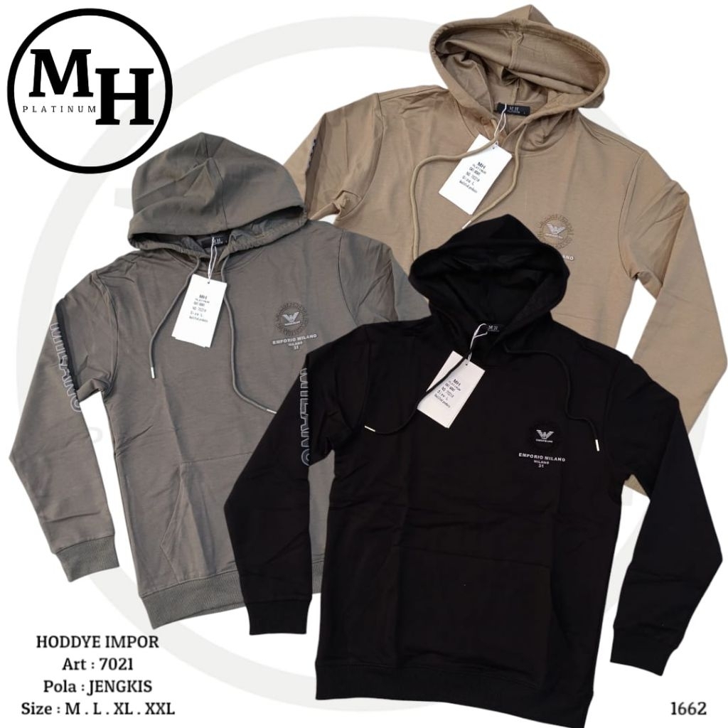 LIMITED STOK!! Sweater Topi Impor MH X KSL Sport Tebal