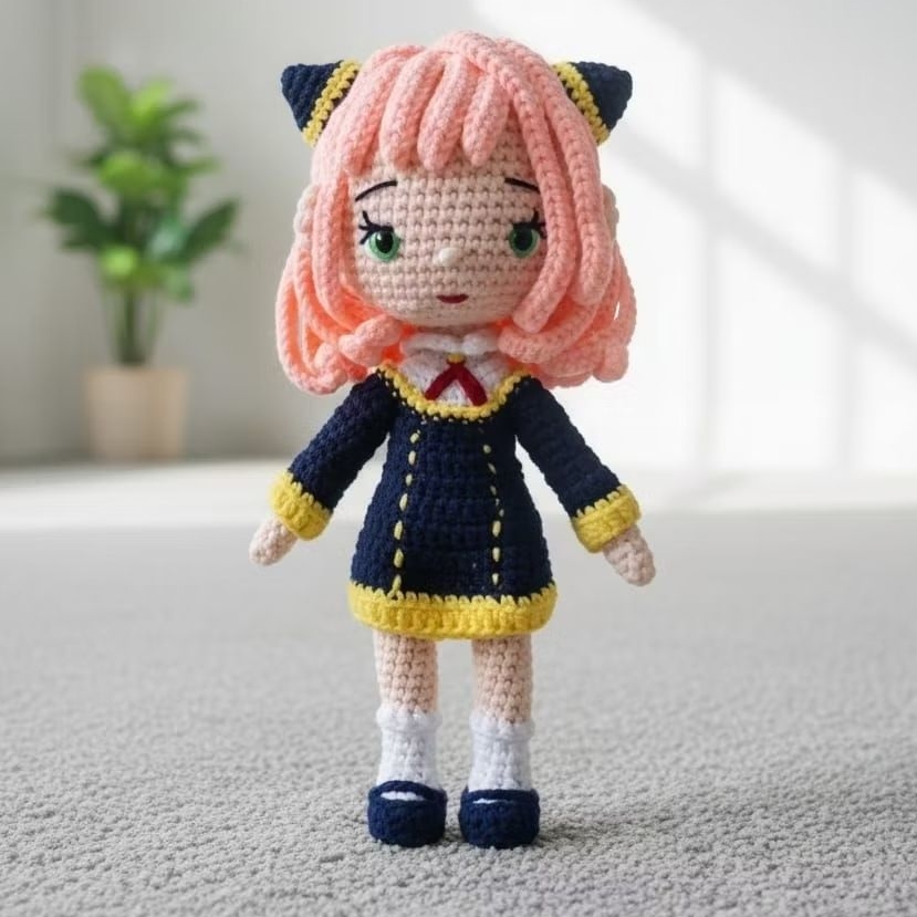 boneka anya forger amigurumi