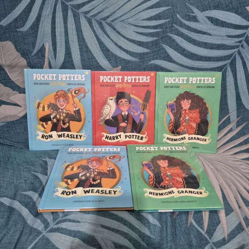 HARD COVER Pocket Potters Buku Saku Kisah Harry Potter Ron Weasley Hermione JK Rowling Novel