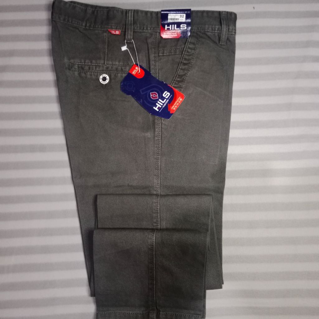 celana panjang pria ori hils casual stadart cardinal bahan tebal halus lembut tidak melar