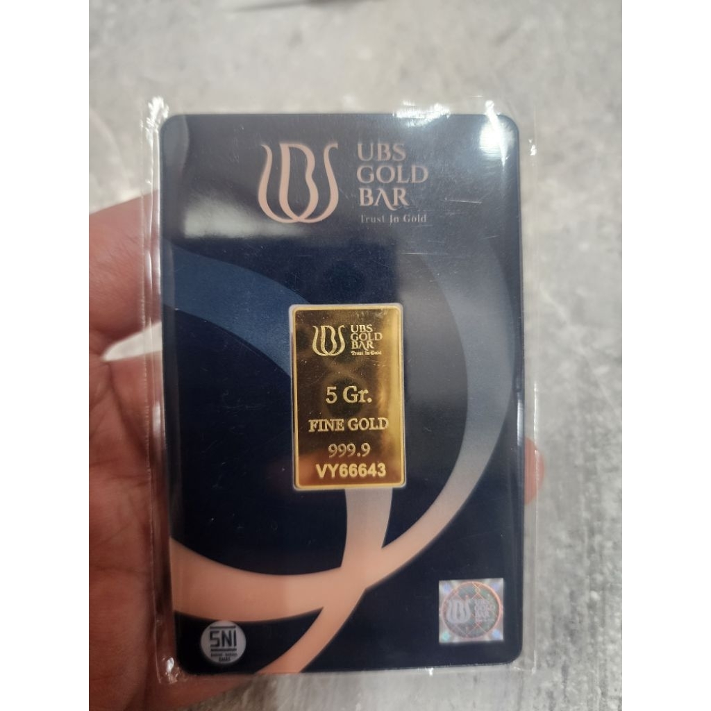 UBS 5 gram Gold Bar
