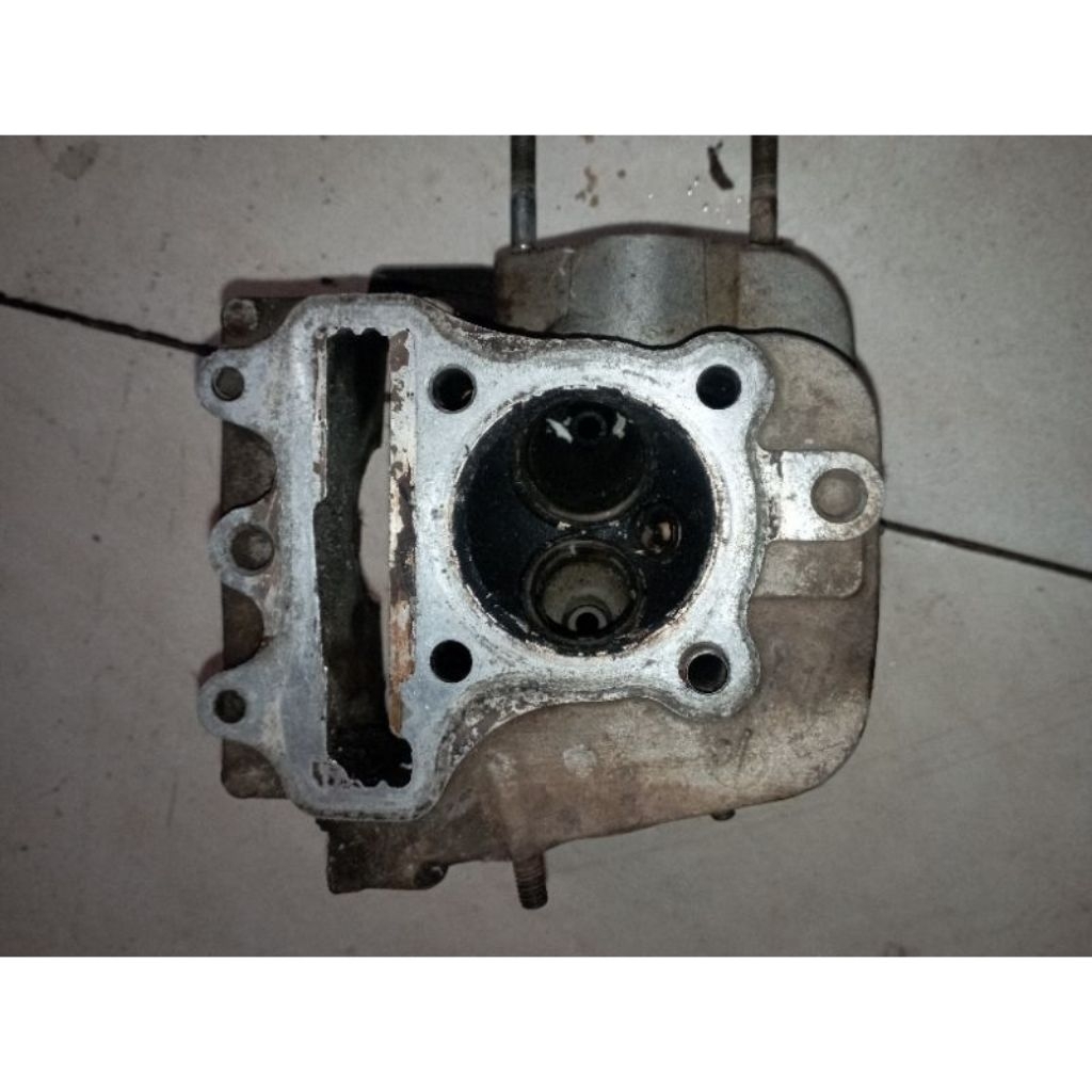 blok head kosongan beat karbu, scoopy karbu, spacy karbu kode KVY original copotan