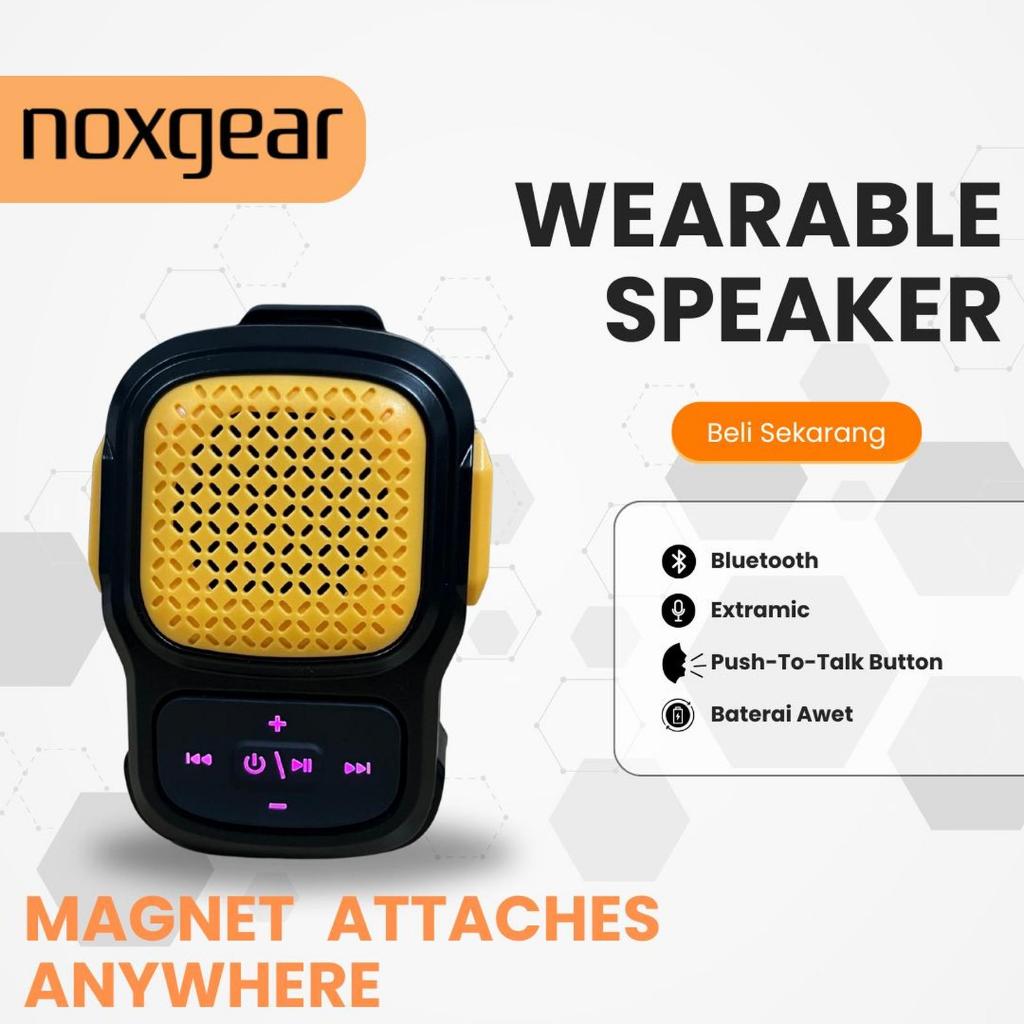 NOXGEAR Extramic PTT Bluetooth Wearable Speaker