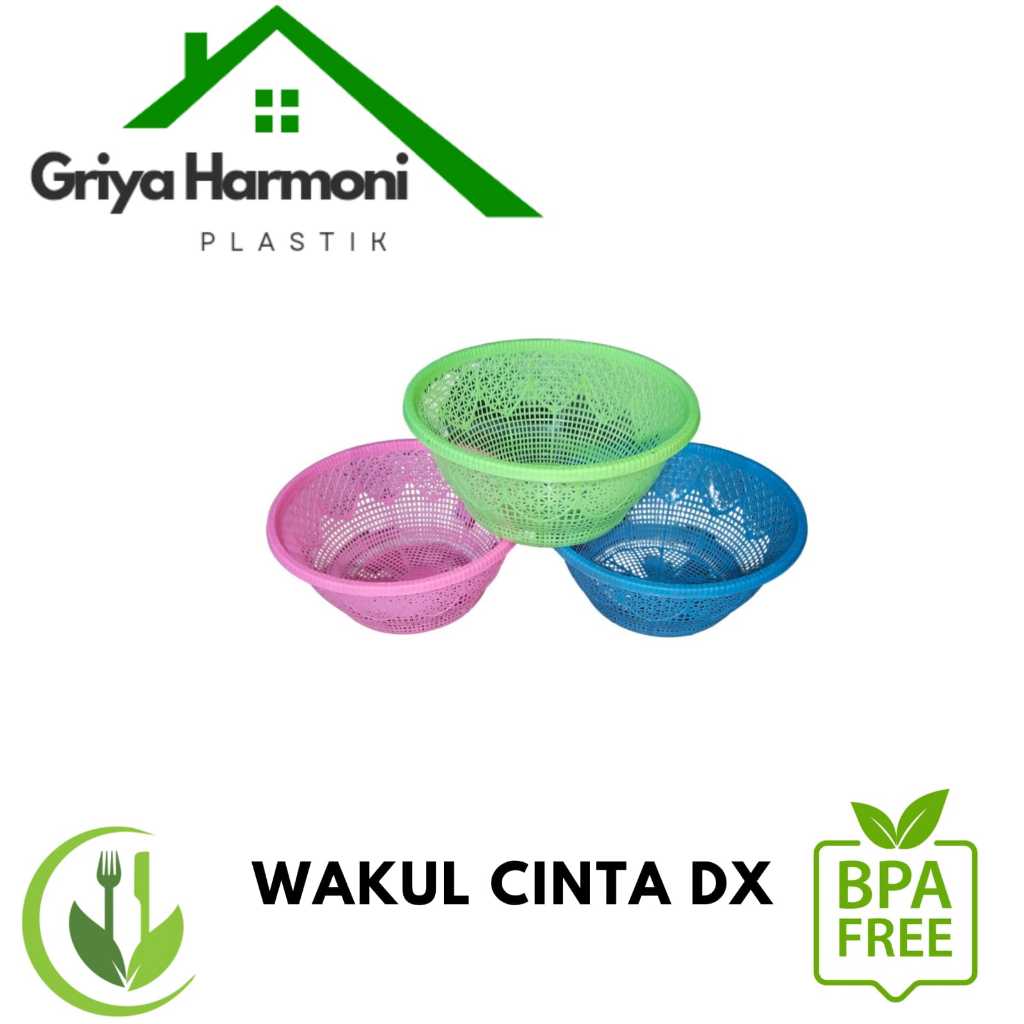 WAKUL CINTA DX - WAKUL BULAT NASI HAJATAN - BESEK BERKATAN PLASTIK - CETING/MARANG NASI