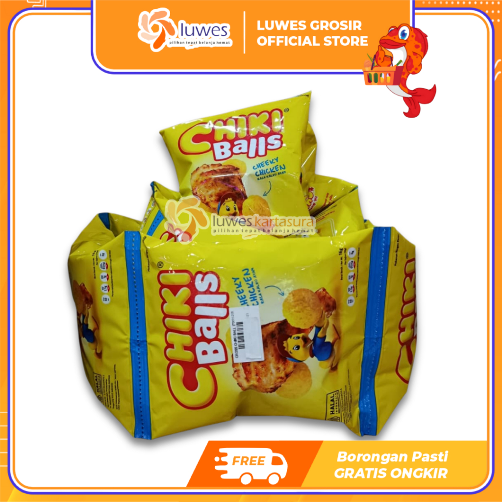 [GROSIR] Chiki Balls Cheeky Chiken Renceng Isi 10pcs Snack Ball Enak Murah