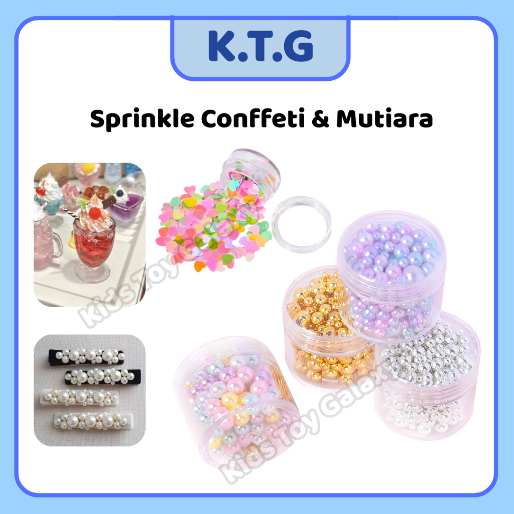 Mutiara TANPA Lubang Premium / Manik - Manik Mutiara Tembak 3mm/4mm/5mm/6mm