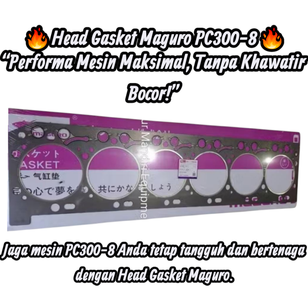 HEAD GASKET MAGURO 6745-11-1810 PC300-8 MO