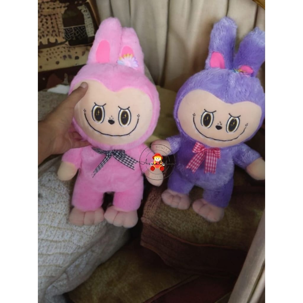 boneka labubu the monster macaron monster labubu lucu size l