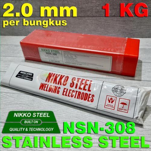 Kawat Las Stainless Nikko Steel NSN 308 Ukuran 2.0mm Kawat Las NSN-308 2.0mm