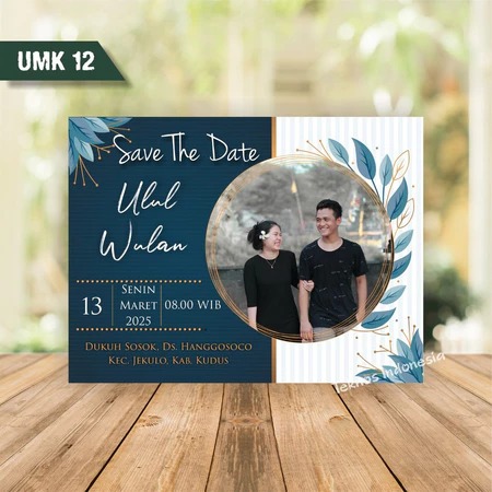 Undangan Mini Kopi Custom - Undangan Nikah Simpel Minimalis - UMK Ukuran 6x8 cm