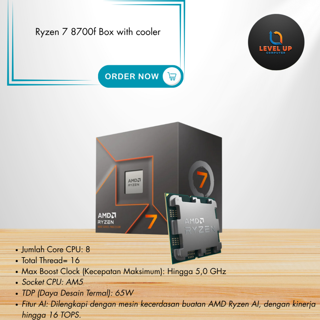 Ryzen 7 8700f Box with cooler