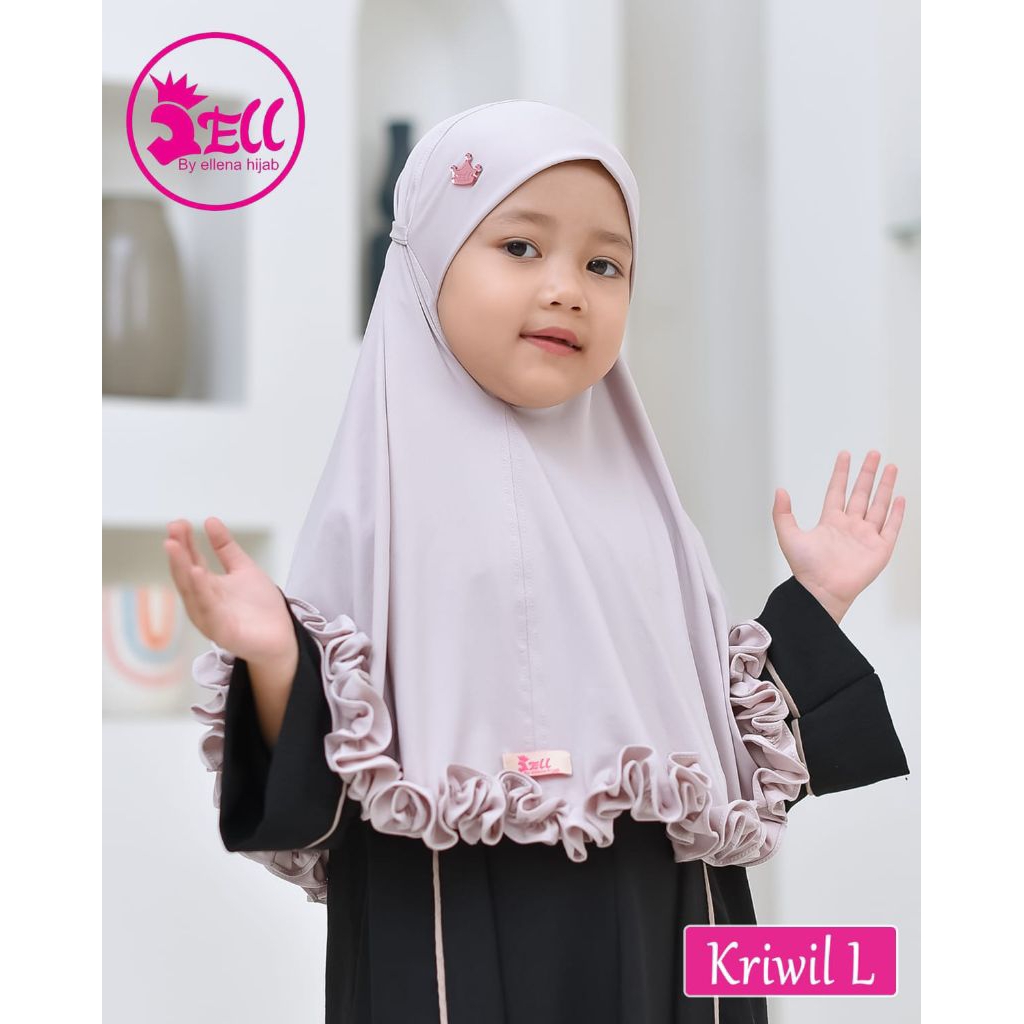 HIJAB ANAK KRIWIL ORIGINAL ELL HIJAB