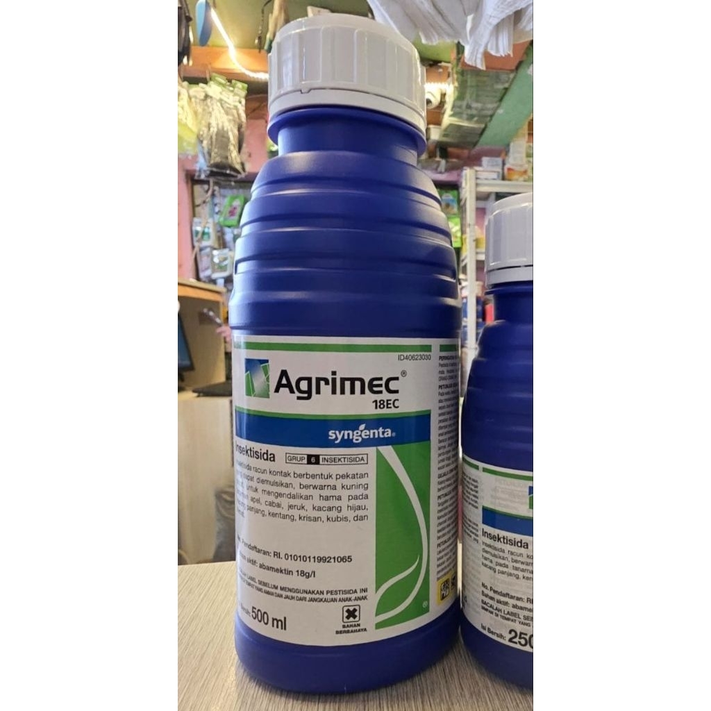 Agrimec 18 EC 500 ml Syngenta | Insektisida Akarisida Abamektin Basmi Thrips Tungau Kutu