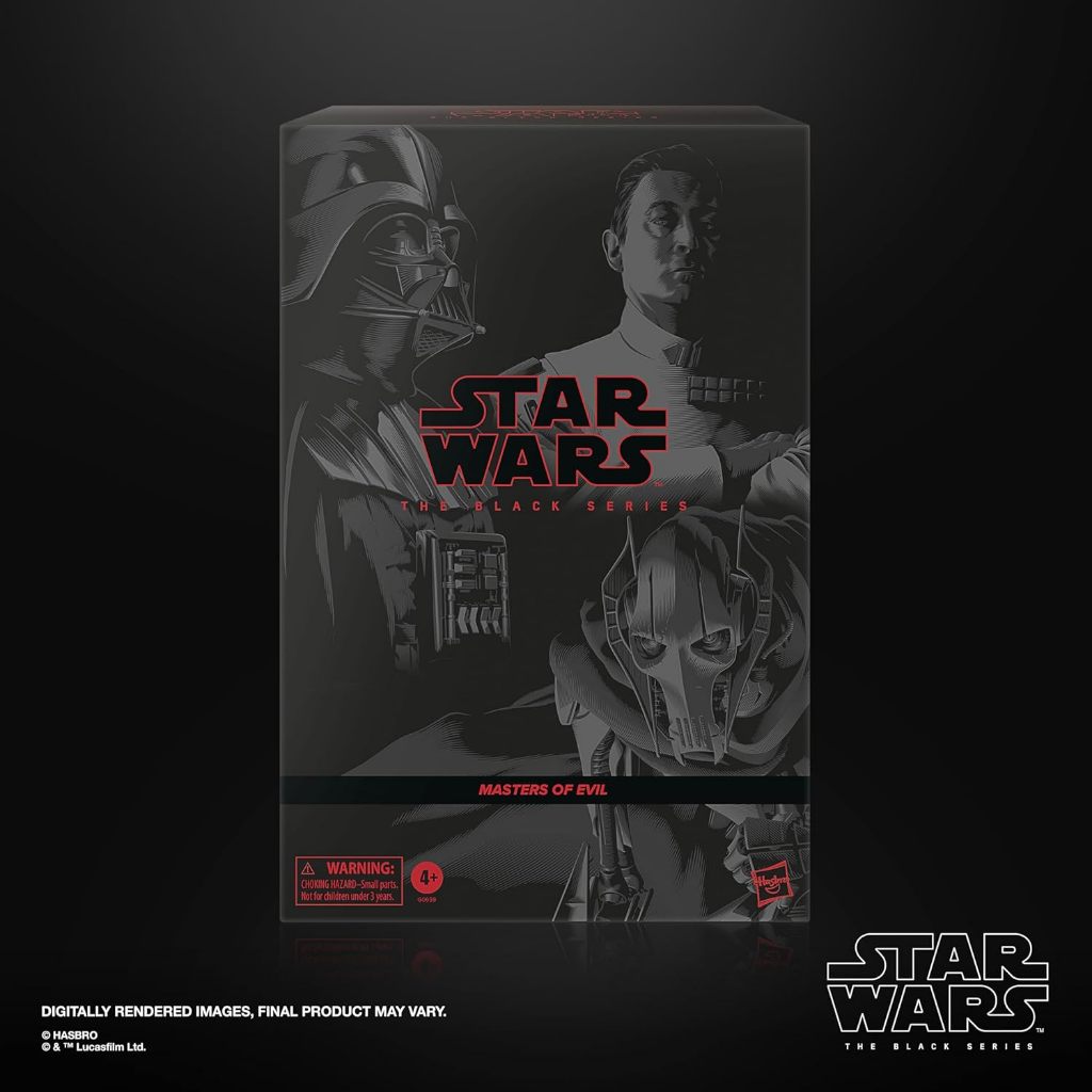 STAR WARS The Black Series Darth Vader, Grand Admiral Thrawn, General Grievous, Masters of Evil Coll