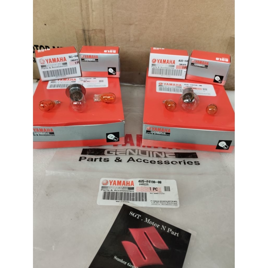 Bohlam Lampu Standar F1zr Mio Jupiter Vega R Alfa Sigma Bebek Metic Yamaha Bohlam Lampu Depan Belaka