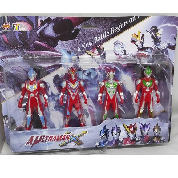 MAINAN ROBOT ULTRAMAN 4 PCS F1911