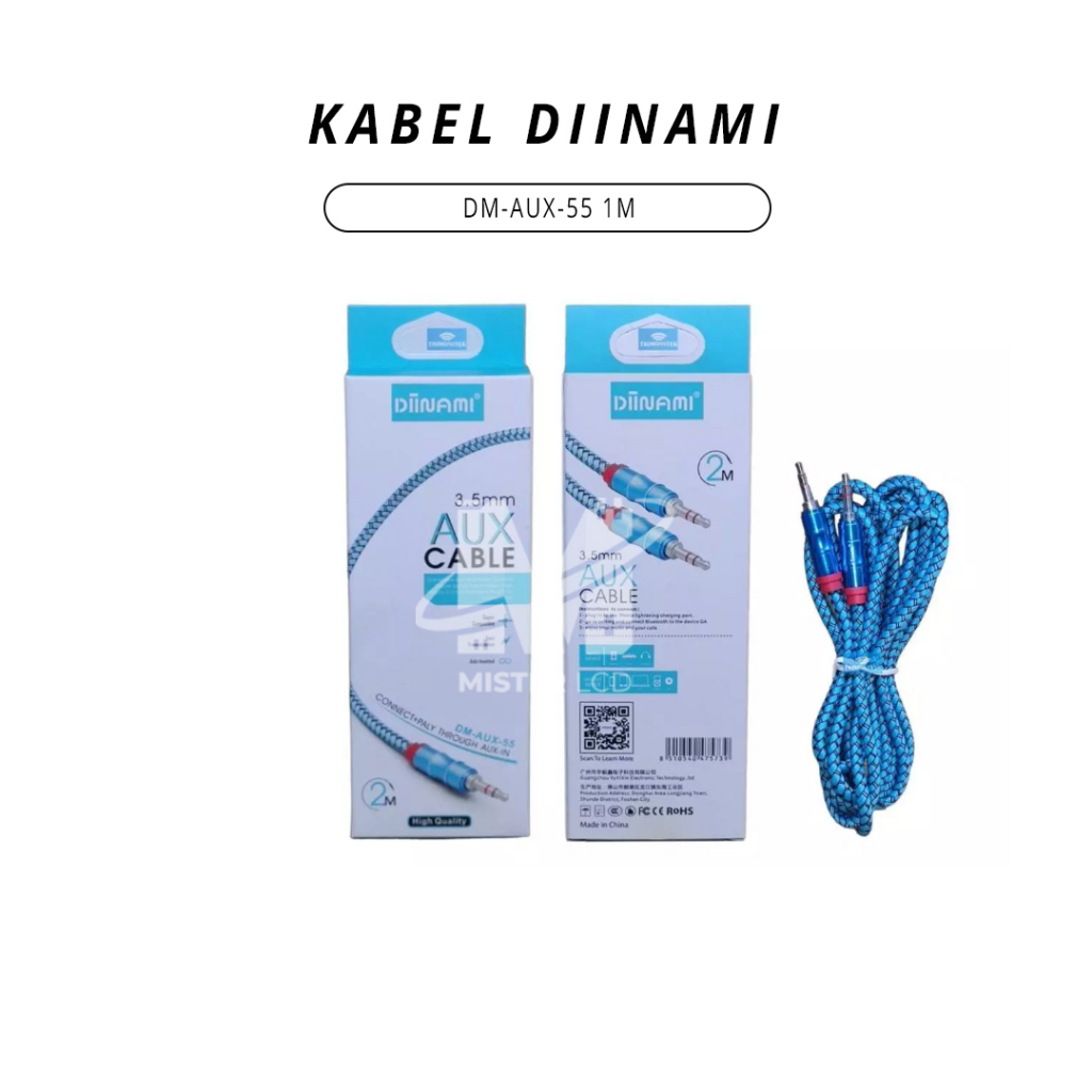 KABEL DIINAMI DM-AUX-55 1M