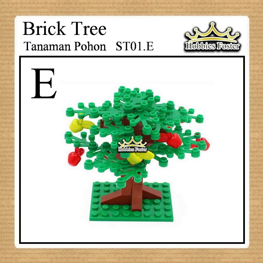 HBF Brick POHON - DIY Minitaur Balok Susun - ST01 E