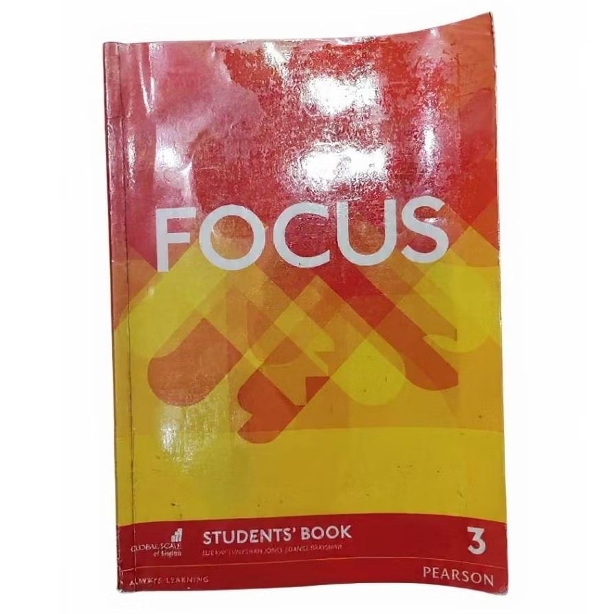 Buku FOCUS Jilid 3, Student's book, Penerbit Pearson