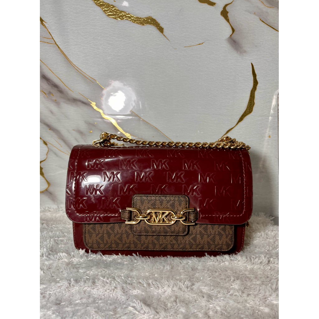 Michael Kors Heather Shoulder Bag Merlot