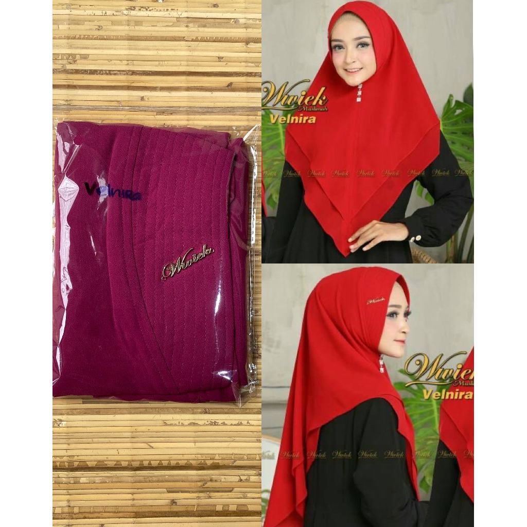 DMC | VELNIRA KHIMAR BY WWIEK MUSLIMAH | HIJAB INSTAN CERUTY