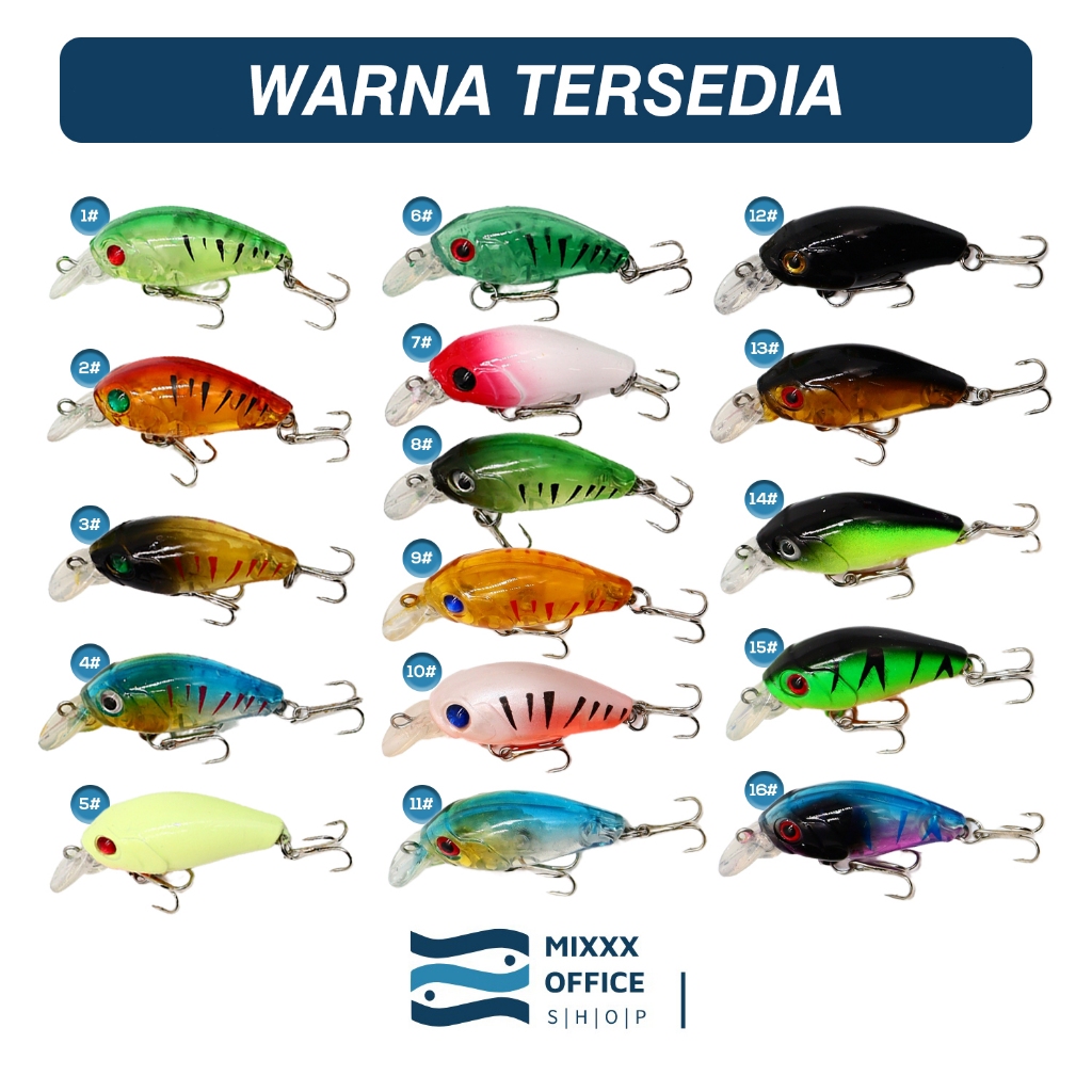 MIXXX - UMPAN MINI MINNOW LEMAK UMPAN PANCING