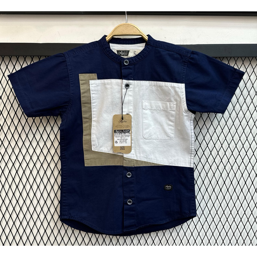 Kemeja Koko Anak Agera Junior Kemeja Koko Anak Kombinasi