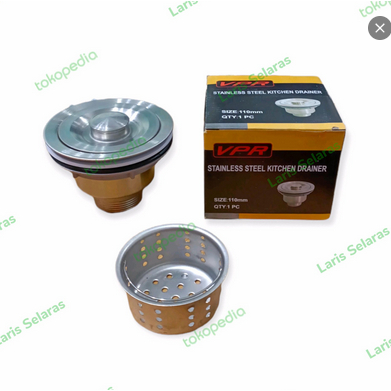 Afur VPR / Afur Saringan BCP Bak Cuci Piring STAINLESS STEEL Anti Karat