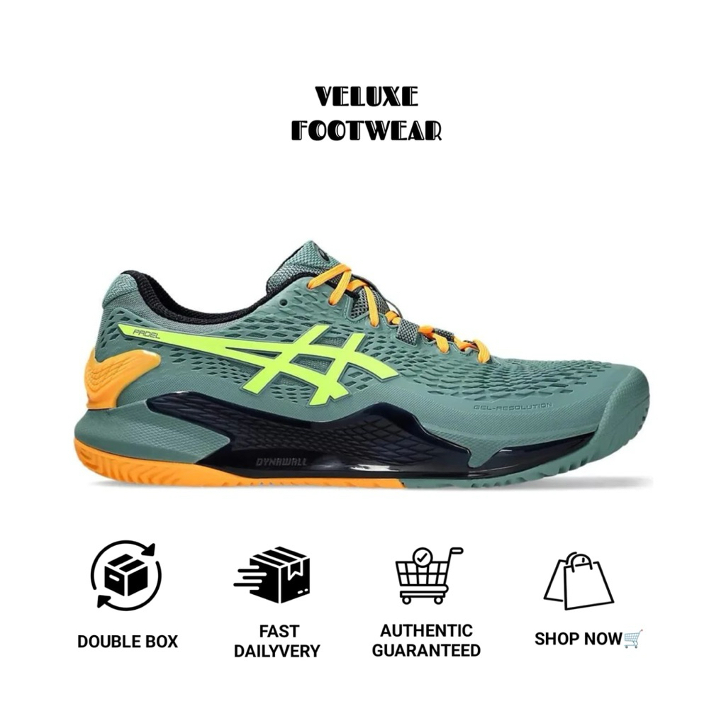 Asics Gel Resolution 9 Padel Clay Yellow