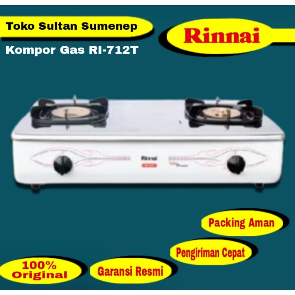 Kompor gas rinnai RI 712T / RI 712 T