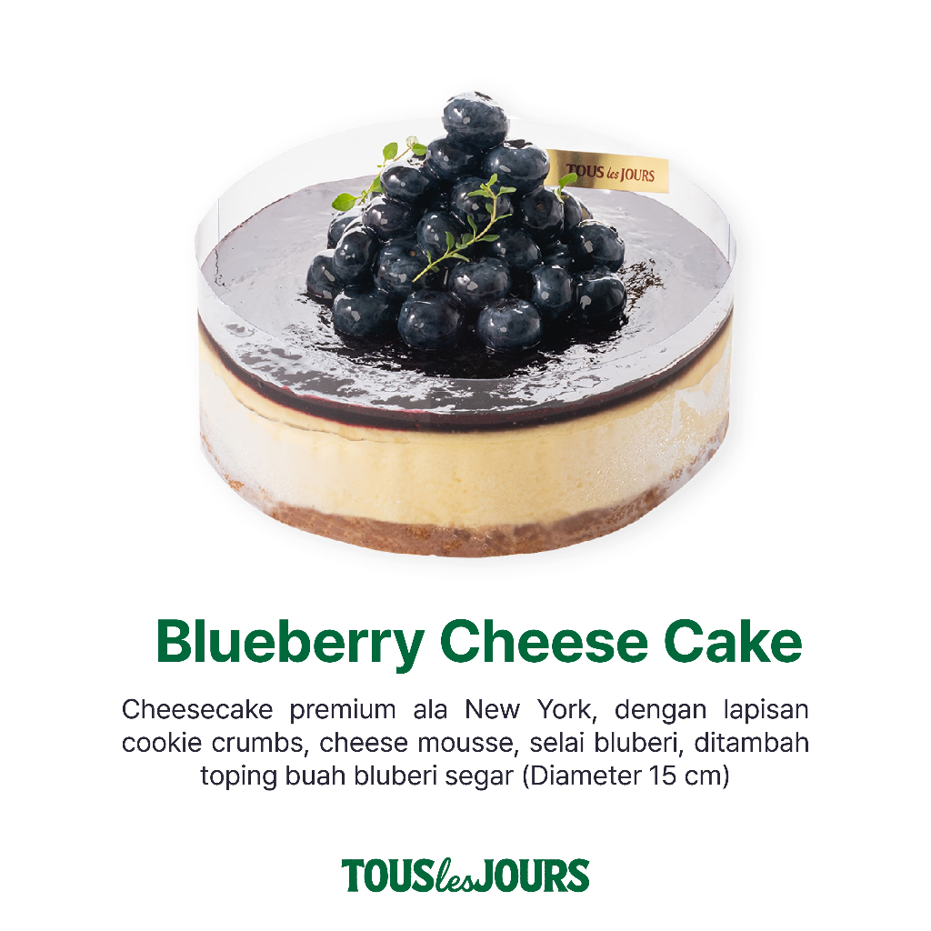 TOUS les JOURS - Blueberry Cheese Cake