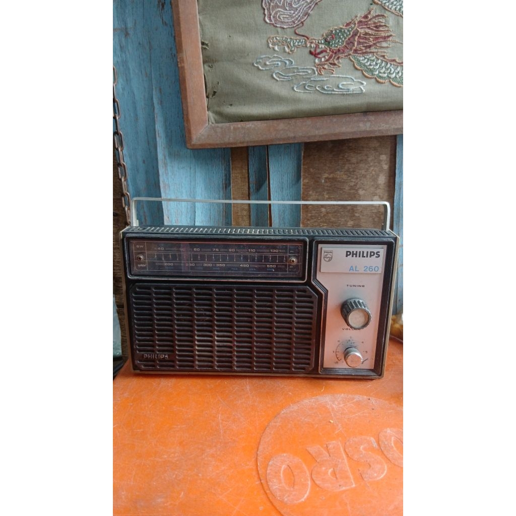 Radio philips 85rb jadul antik kuno lawas vintage display anggap mati