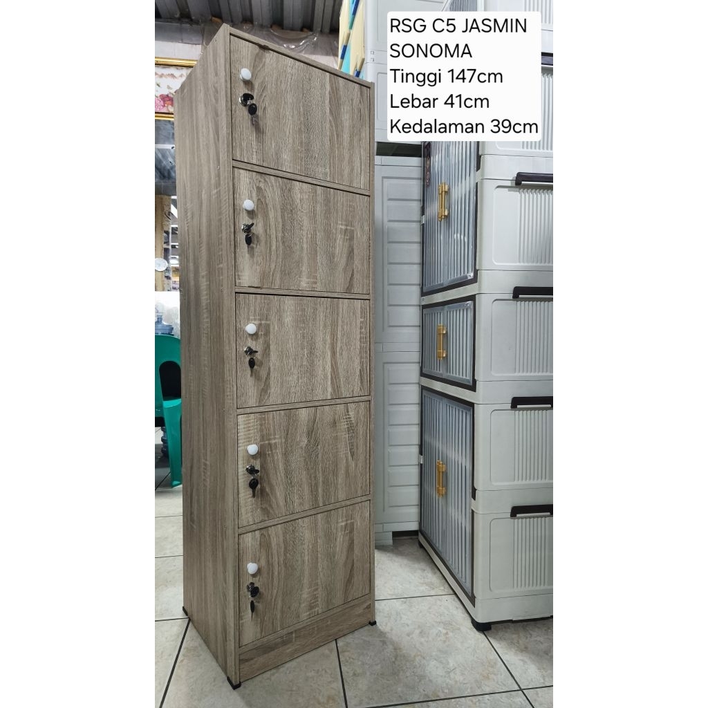 LOKER / PENYIMPANAN BUKU / LOKER HELEM / PAKAIANNYA / RSG