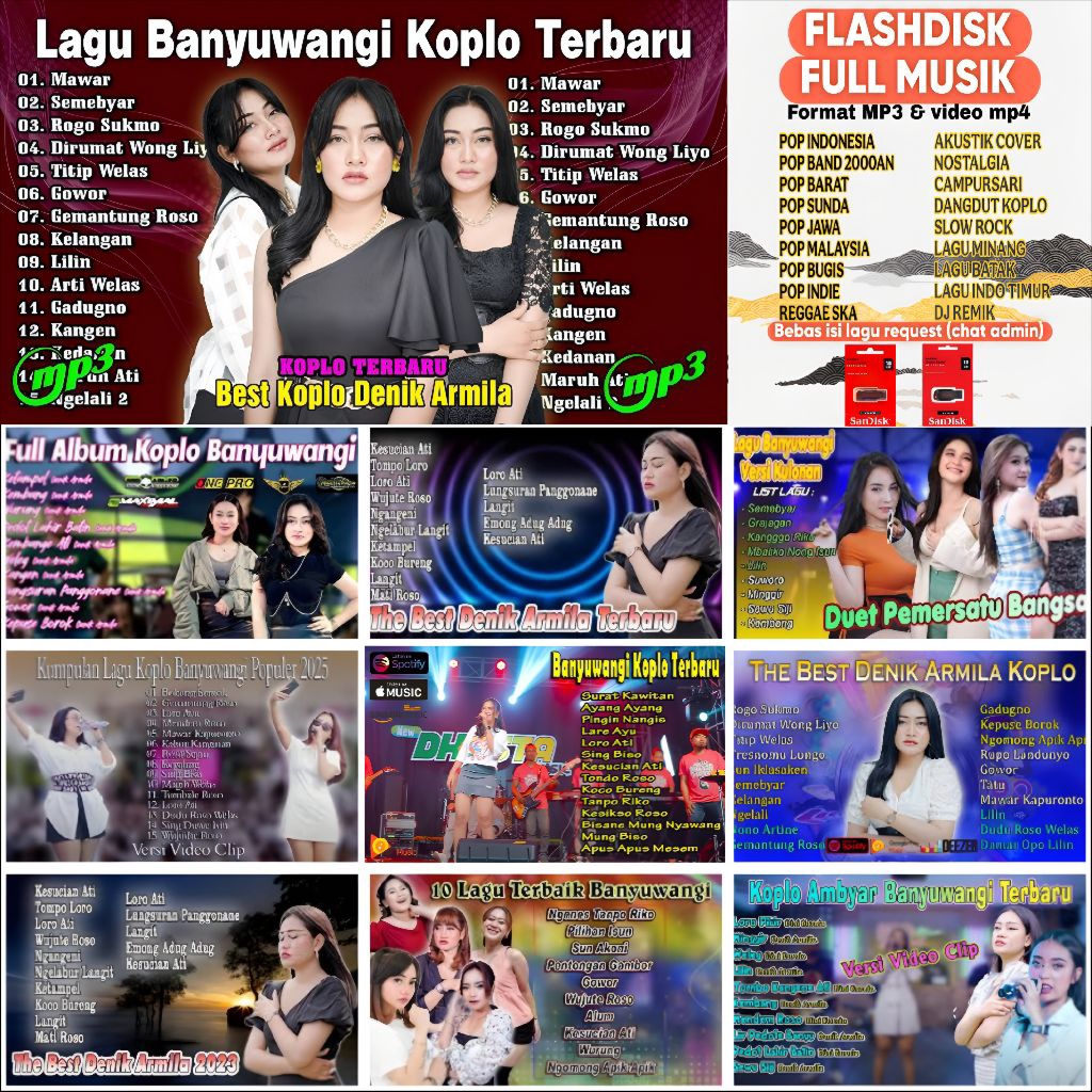 FLASH DISK MP3 FULL LAGU BANYUWANGI KOPLO TERBARU 2025 - FLASH DISK LAGU JAWA TIMUR VIRAL - FLASH DI