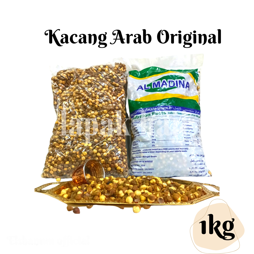 Kacang Arab Al Madina 1kg / Kacang Arab gurih / Kacang Khas Arab Original / (Kacang kulit)